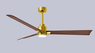 Alessandra - LK 56" Ceiling Fan in Brushed Brass