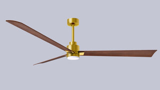 Alessandra - LK 72" Ceiling Fan in Brushed Brass