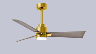 Alessandra - LK 42" Ceiling Fan in Brushed Brass