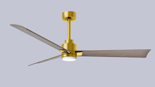 Alessandra - LK 56" Ceiling Fan in Brushed Brass