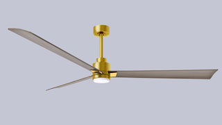 Alessandra - LK 72" Ceiling Fan in Brushed Brass