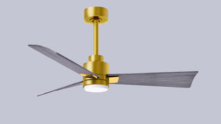 Alessandra - LK 42" Ceiling Fan in Brushed Brass