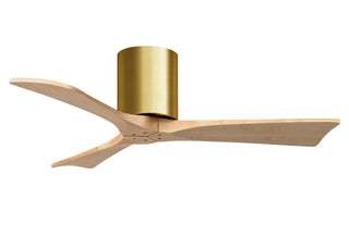Irene-3H 42" Ceiling Fan in Brushed Brass