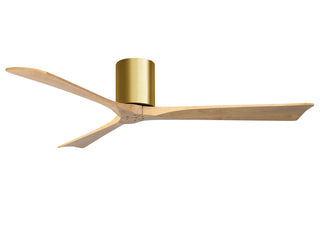 Irene-3H 60" Ceiling Fan in Brushed Brass