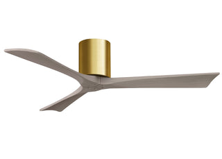 Irene-3H 52" Ceiling Fan in Brushed Brass