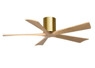 Irene-5H 52" Ceiling Fan in Brushed Brass