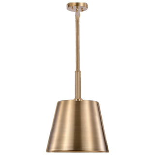 Alexis One Light Pendant in Burnished Brass / Gold