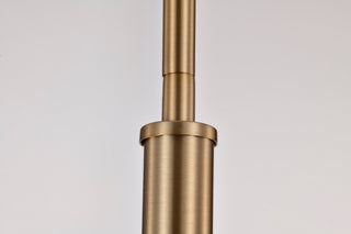 Alexis One Light Pendant in Burnished Brass / Gold