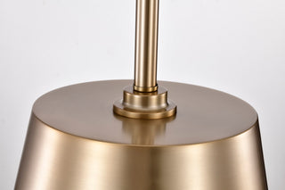 Alexis One Light Pendant in Burnished Brass / Gold