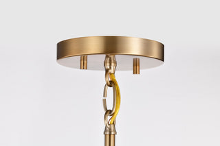 Alexis One Light Pendant in Burnished Brass / Gold