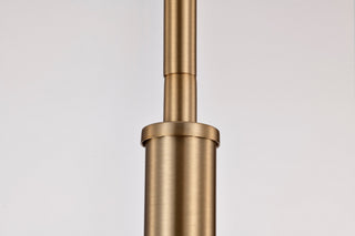 Alexis One Light Pendant in Burnished Brass / Gold