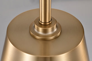 Alexis One Light Pendant in Burnished Brass / Gold