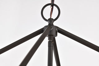 Emma Four Light Pendant in Matte Black