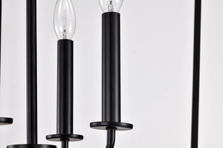 Emma Four Light Pendant in Matte Black