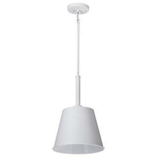 Alexis One Light Pendant in Matte White