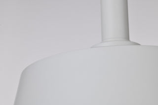 Alexis One Light Pendant in Matte White