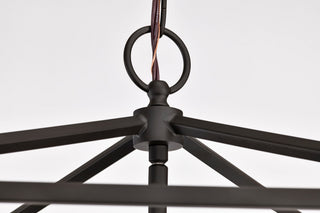 Emma Four Light Pendant in Dark Bronze