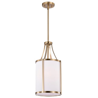 Easton One Light Pendant in Burnished Brass