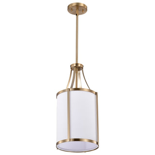 Easton One Light Pendant in Burnished Brass