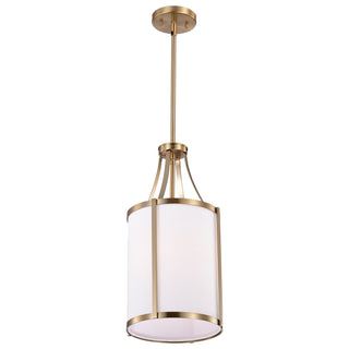 Easton One Light Pendant in Burnished Brass