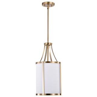Easton One Light Pendant in Burnished Brass