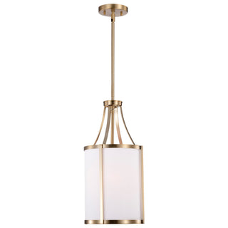 Easton One Light Pendant in Burnished Brass