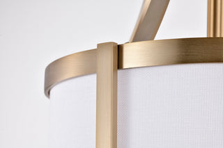 Easton One Light Pendant in Burnished Brass