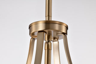 Easton One Light Pendant in Burnished Brass