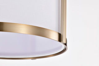 Easton One Light Pendant in Burnished Brass