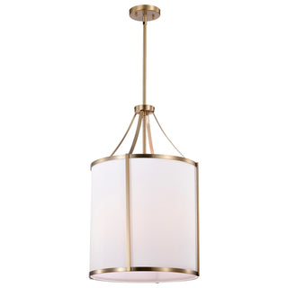 Easton Three Light Pendant in Burnished Brass