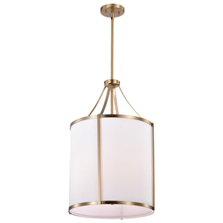 Easton Three Light Pendant in Burnished Brass