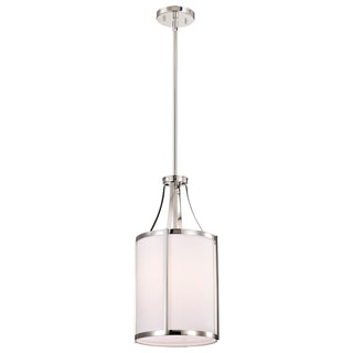 Easton One Light Pendant in Polished Nickel