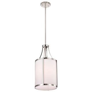 Easton One Light Pendant in Polished Nickel