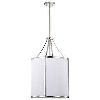 Easton Three Light Pendant in Polished Nickel