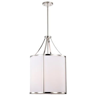 Easton Three Light Pendant in Polished Nickel