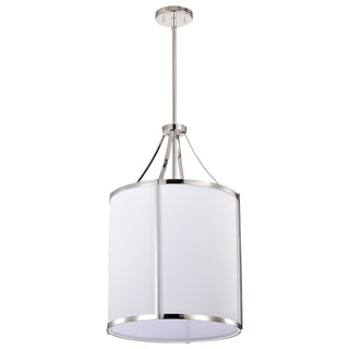 Easton Three Light Pendant in Polished Nickel