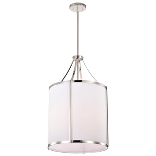 Easton Three Light Pendant in Polished Nickel