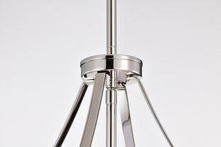 Easton Three Light Pendant in Polished Nickel