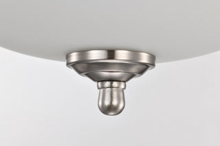 LED Flush Mount in Brushed Nickel
