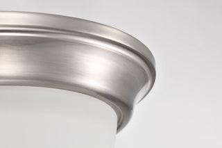 LED Flush Mount in Brushed Nickel