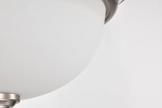 LED Flush Mount in Brushed Nickel