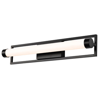 Canal LED Vanity in Matte Black