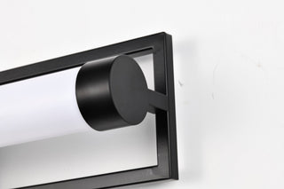 Canal LED Vanity in Matte Black