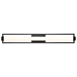 Canal LED Vanity in Matte Black