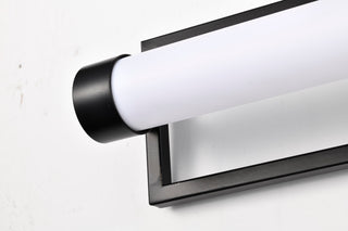Canal LED Vanity in Matte Black
