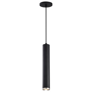 Century LED Pendant in Matte Black / Brushed Nickel