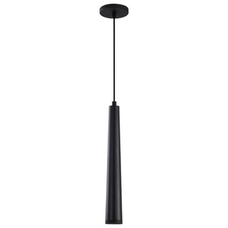 Melrose LED Pendant in Matte Black