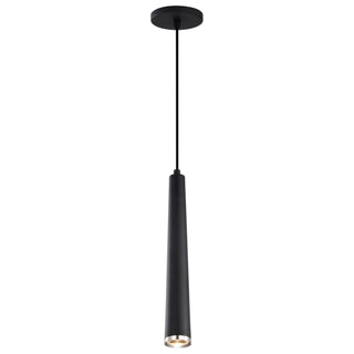 Melrose LED Pendant in Matte Black / Brushed Nickel
