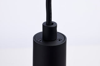 Melrose LED Pendant in Matte Black / Brushed Nickel