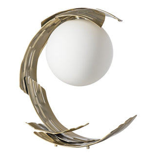 Crest Crest Table Lamp in Modern Brass